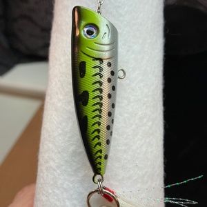 Fish lure keychain